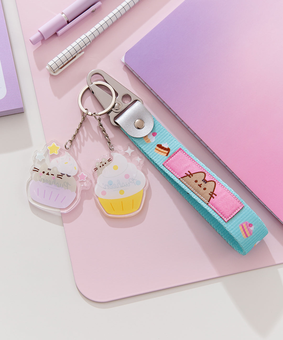 キーホルダー・アクリルキーホルダー Ado x Pusheen Acrylic Key Chain 3 type Pusheen Clothing & Accessories – Tagged 