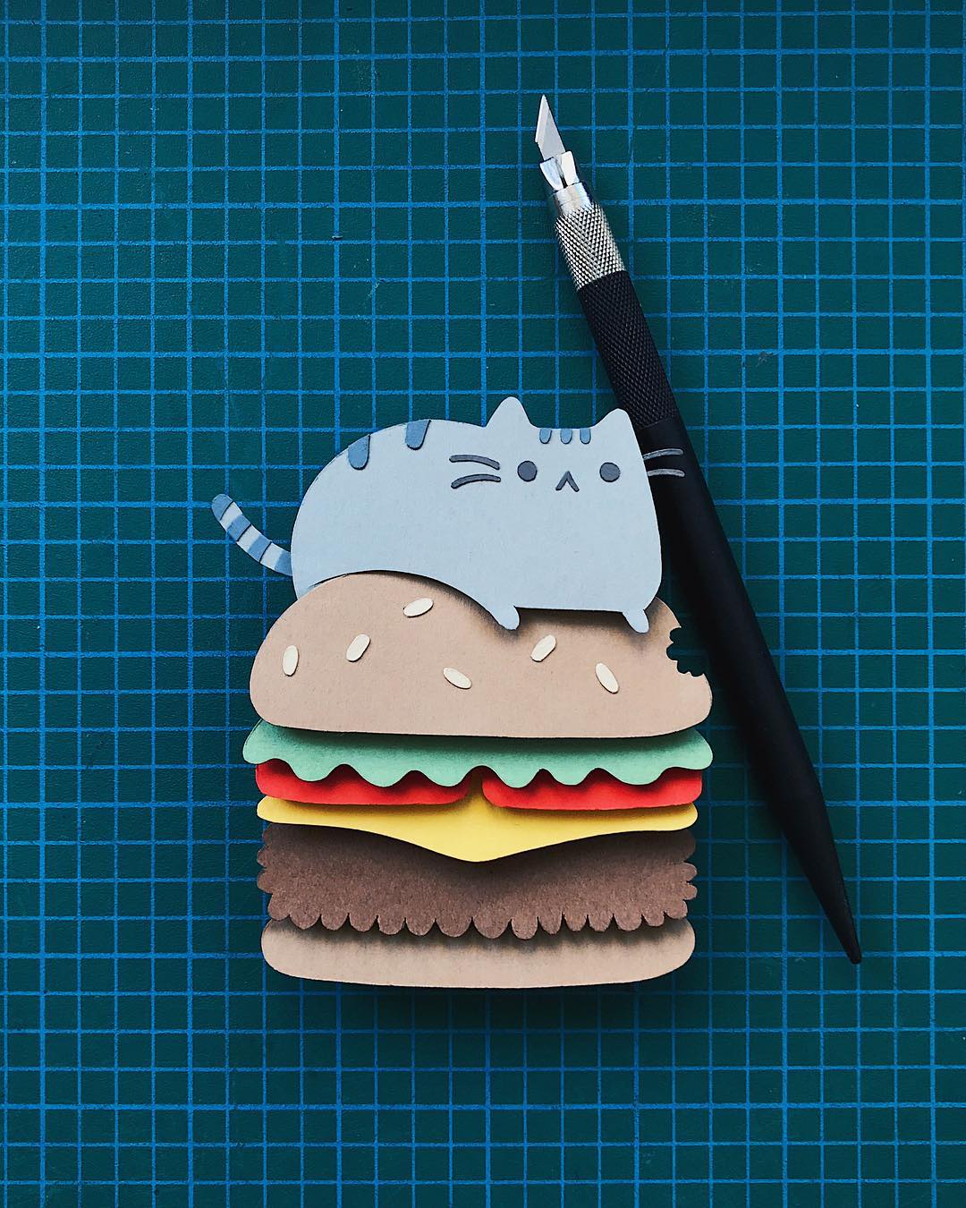 Pusheen Fan Friday This Pusheen Papercraft is Absolutely Sizzling