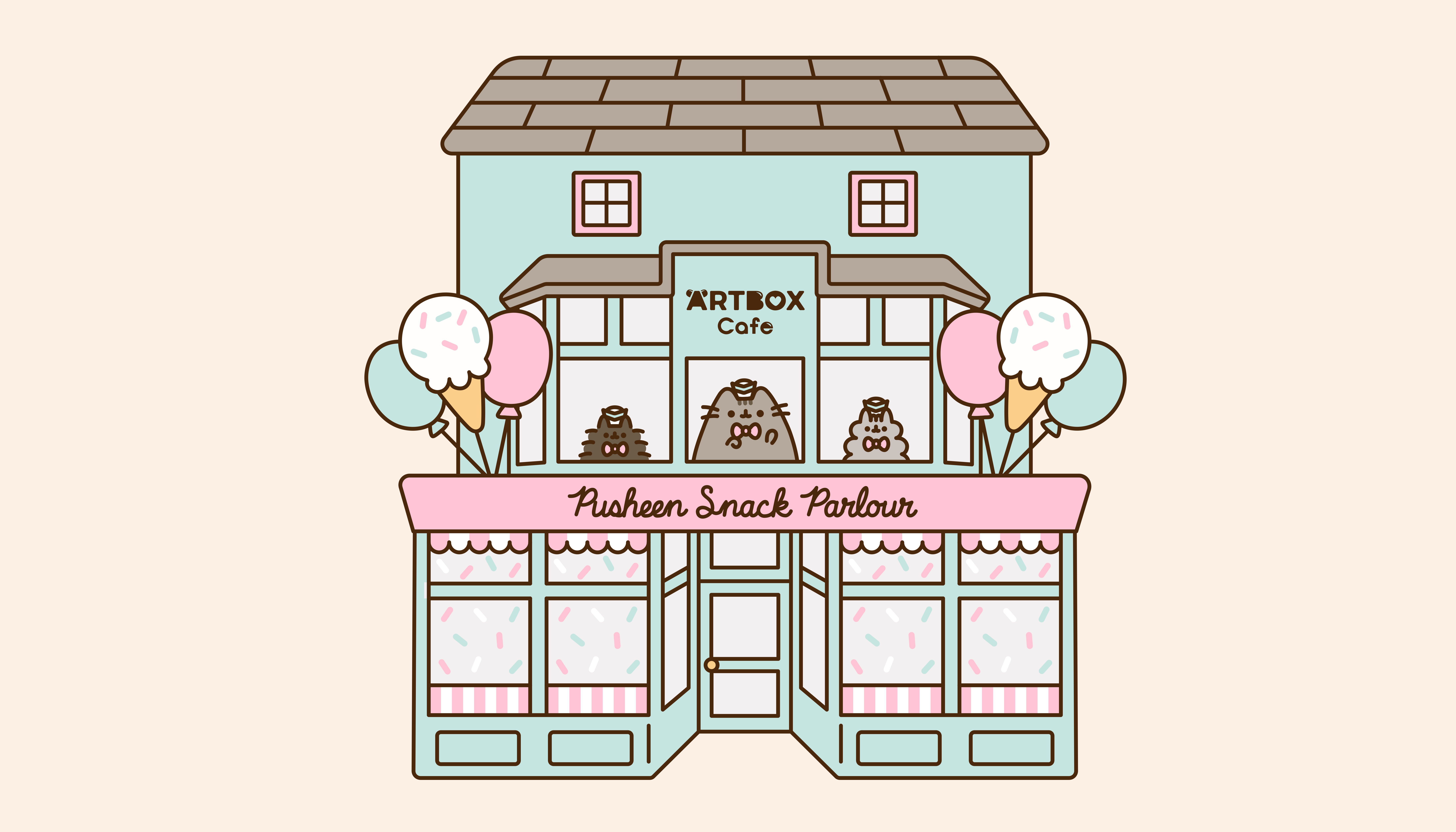 Featured image of post Pusheen Cafe California Mark your calendar as pusheen will sashay her this cafe will be open early in january with a great selection of most instagrammable food to start