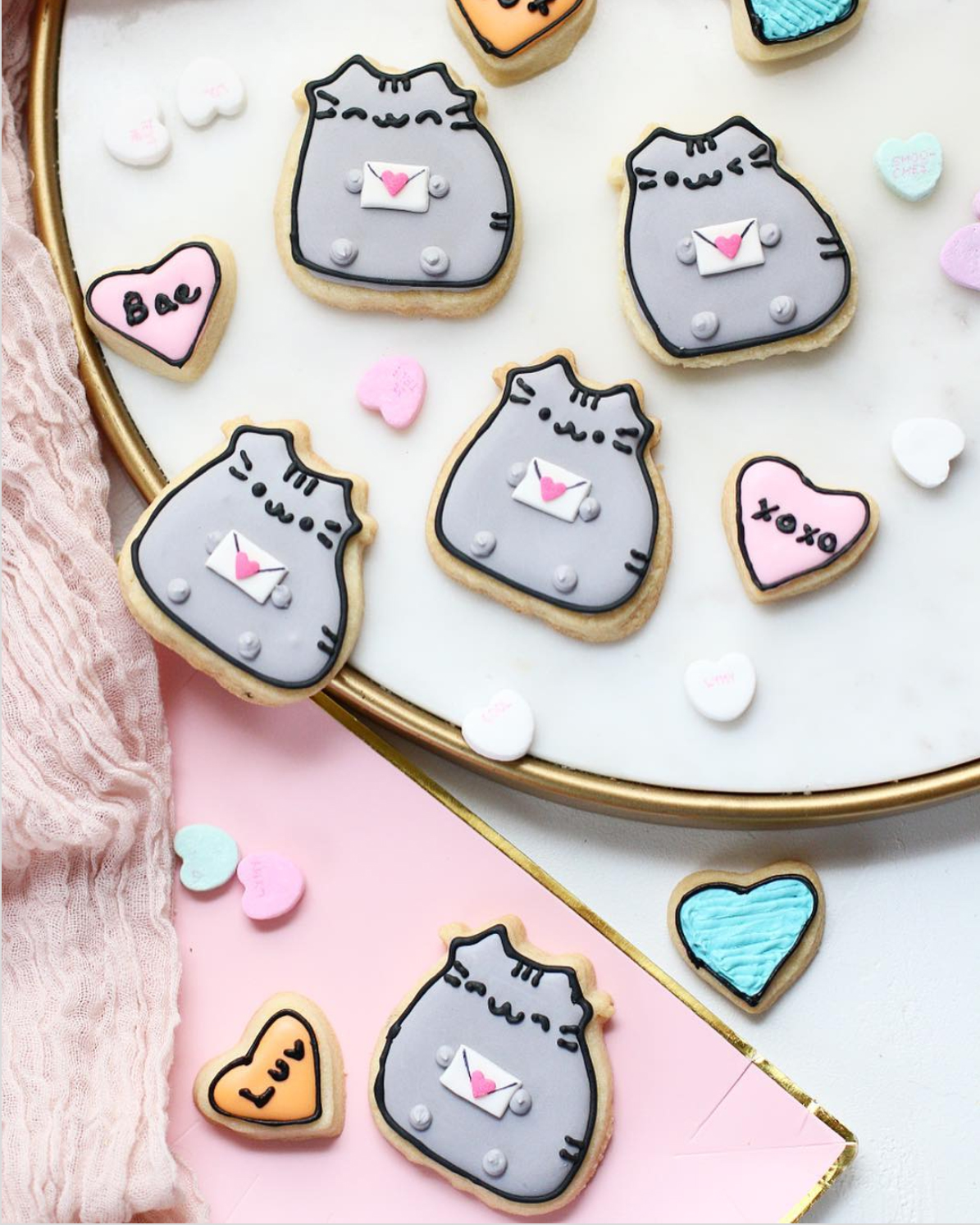 valentines day pusheen plush