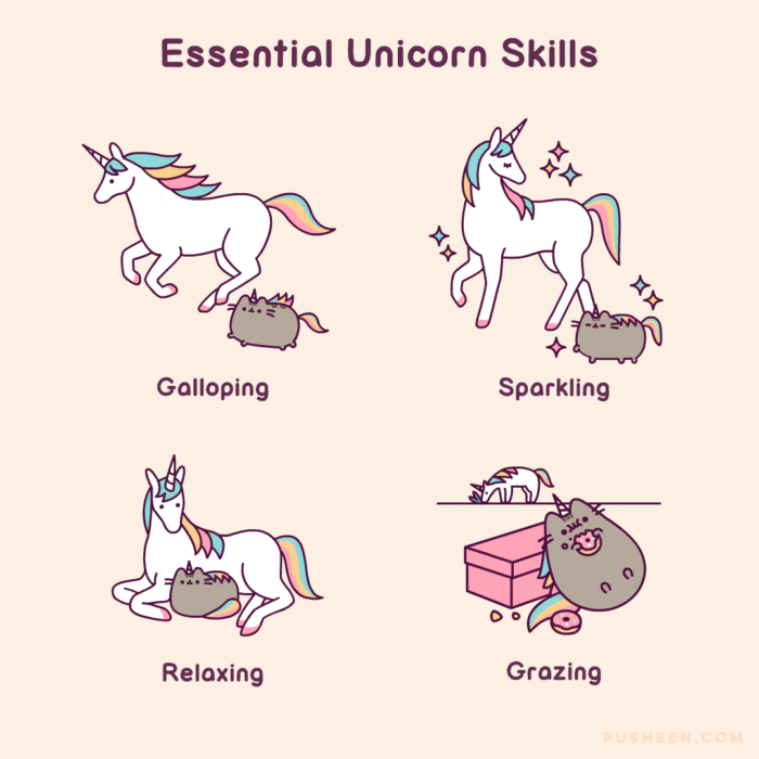 Pusheen : Essential Unicorn Skills - Pusheen