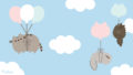 Pusheen : Pusheen Zoom Backgrounds