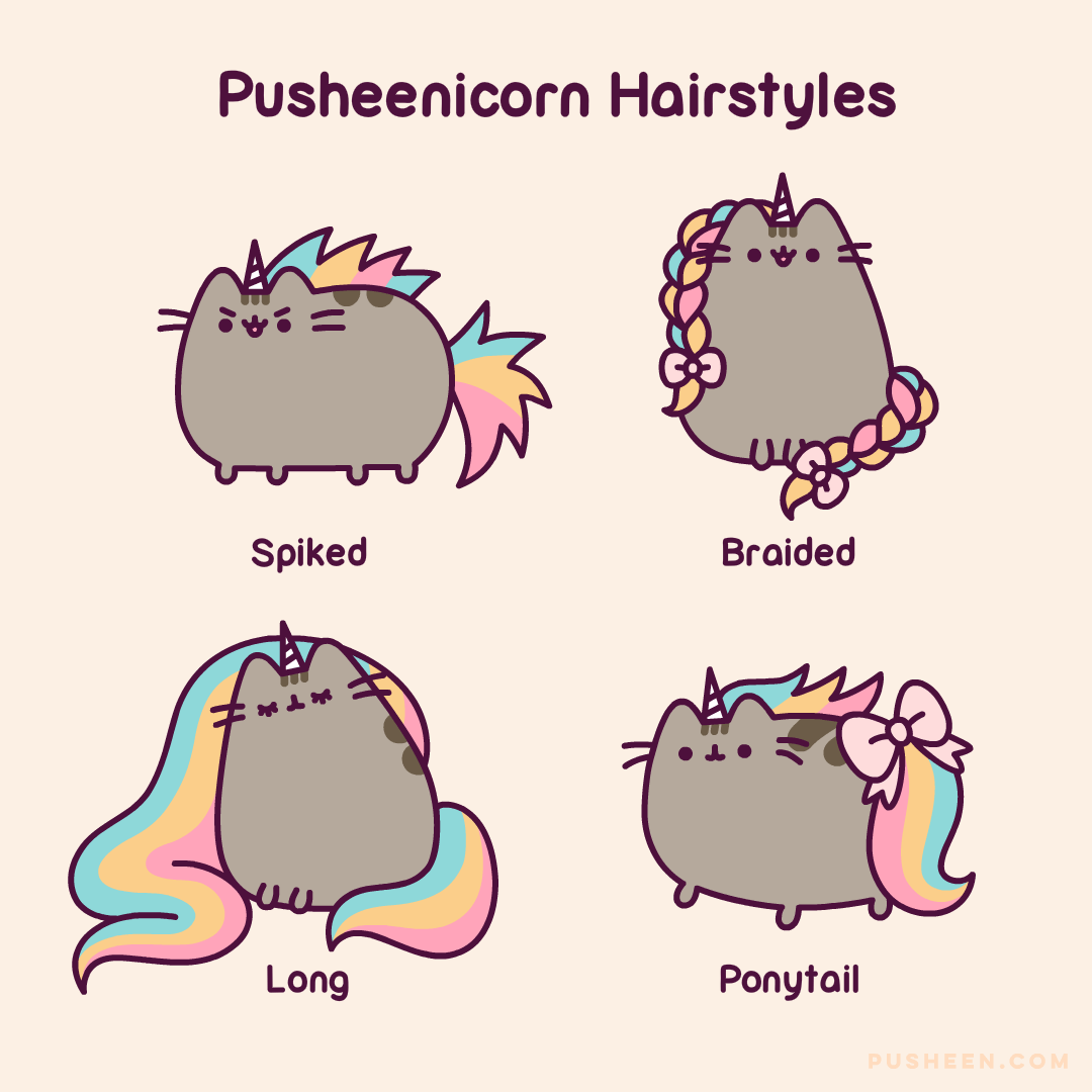 Pusheenicorn Hairstyles