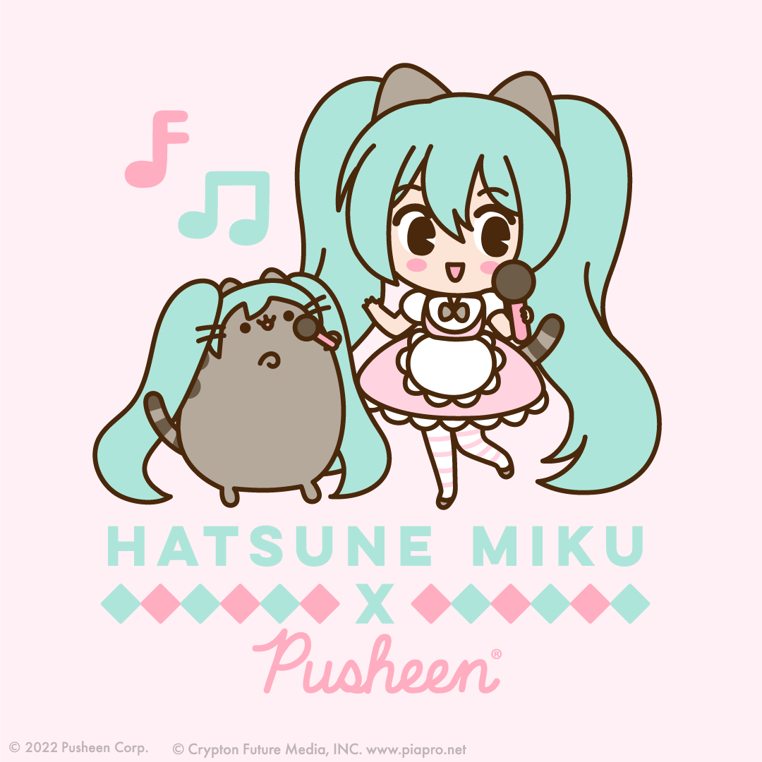 pusheen hatsune miku