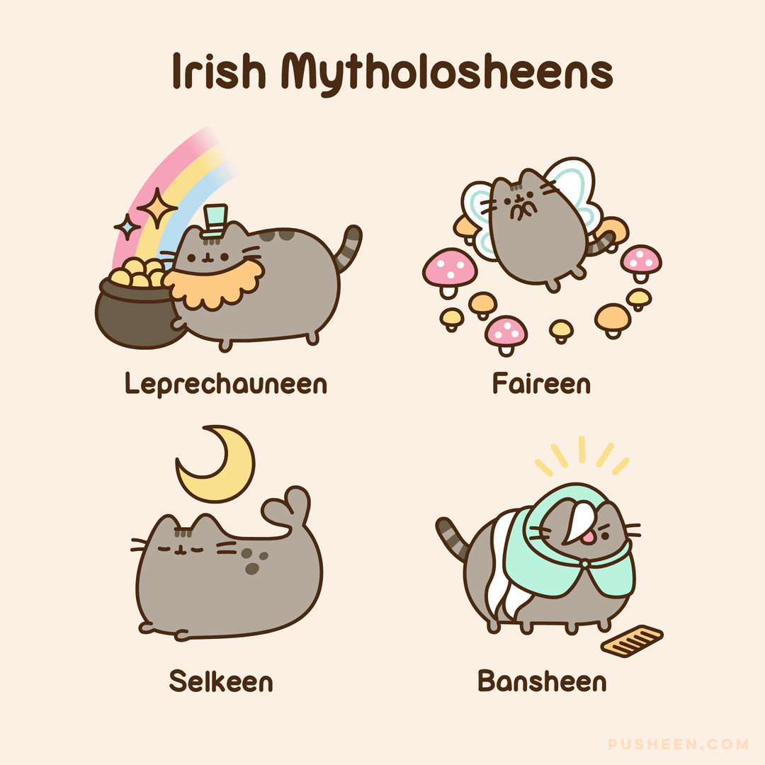 Irish Mytholosheens - Leprechauneen, Faireen, Selkeen, and Bansheen