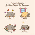 Pusheen's Guide to Getting Ready for Summer