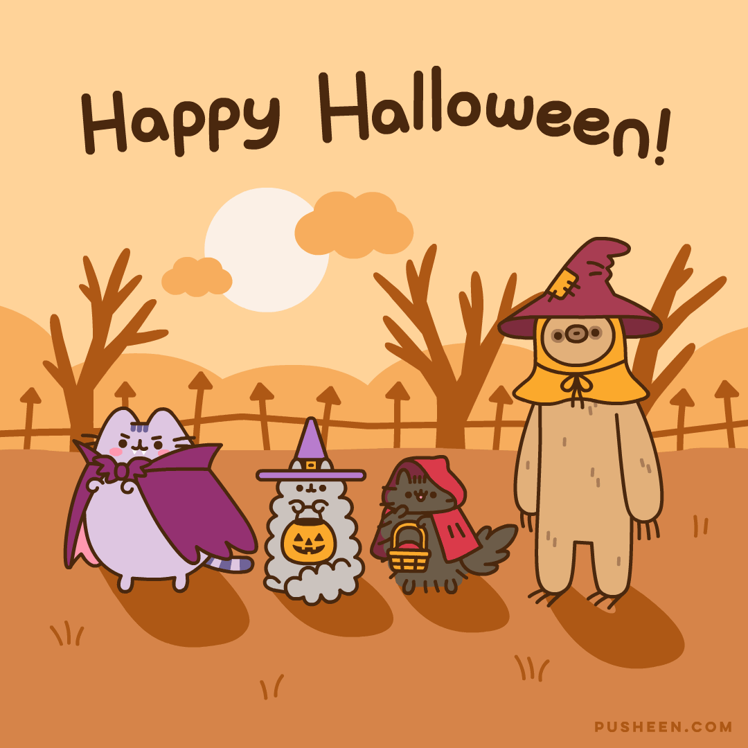 Pusheen Happy Halloween 