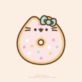 Hello Kitty x Pusheen donut