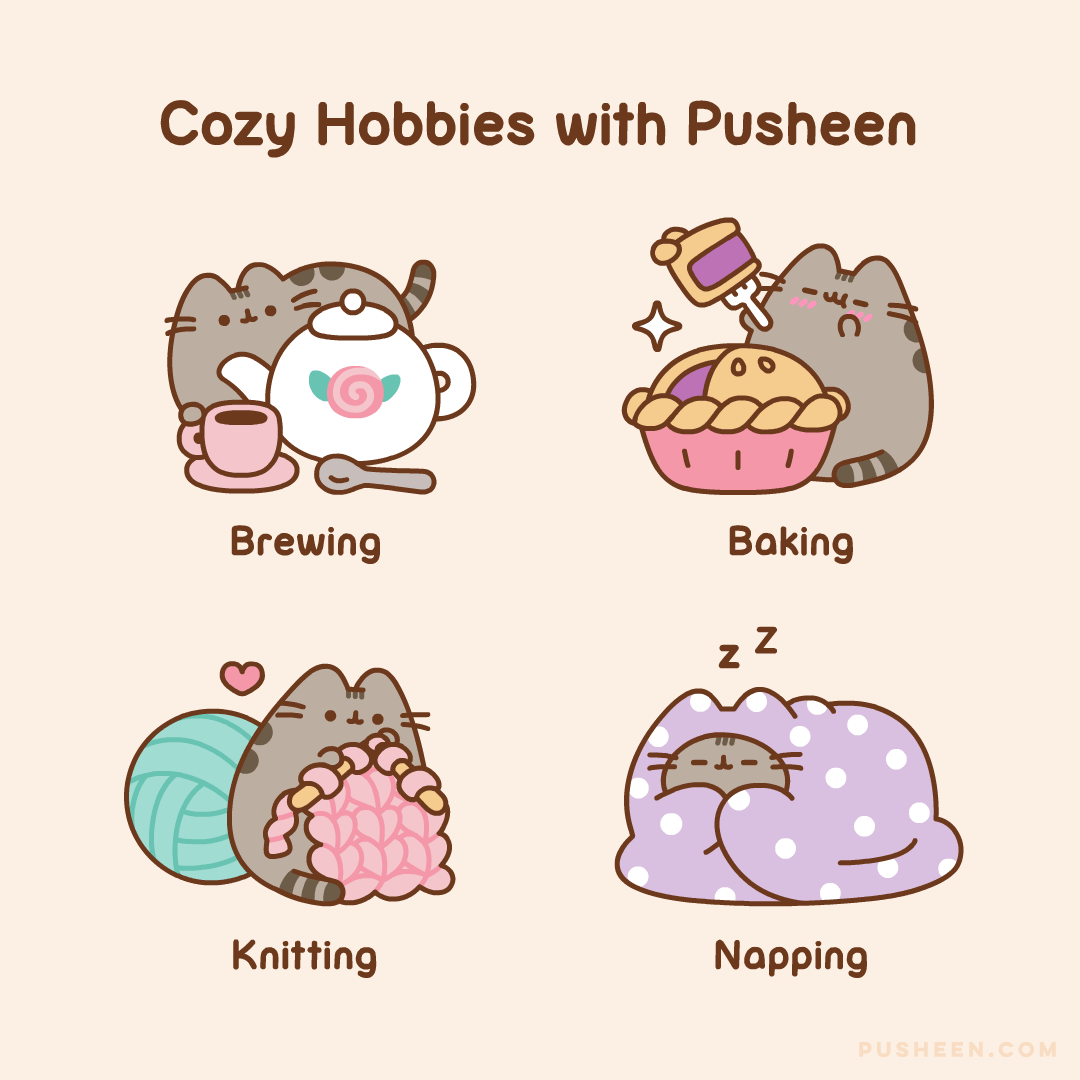 Cozy Hobbies with Pusheen